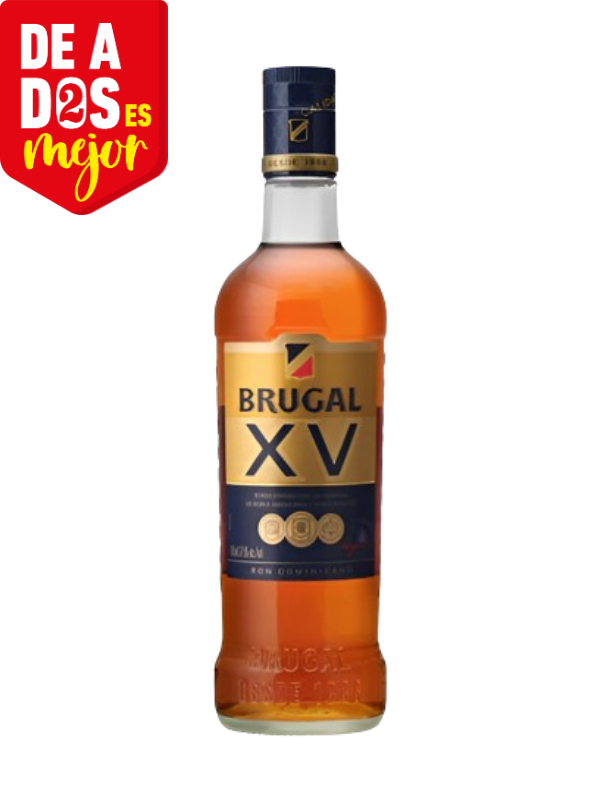 2 Brugal XV 0.7 L