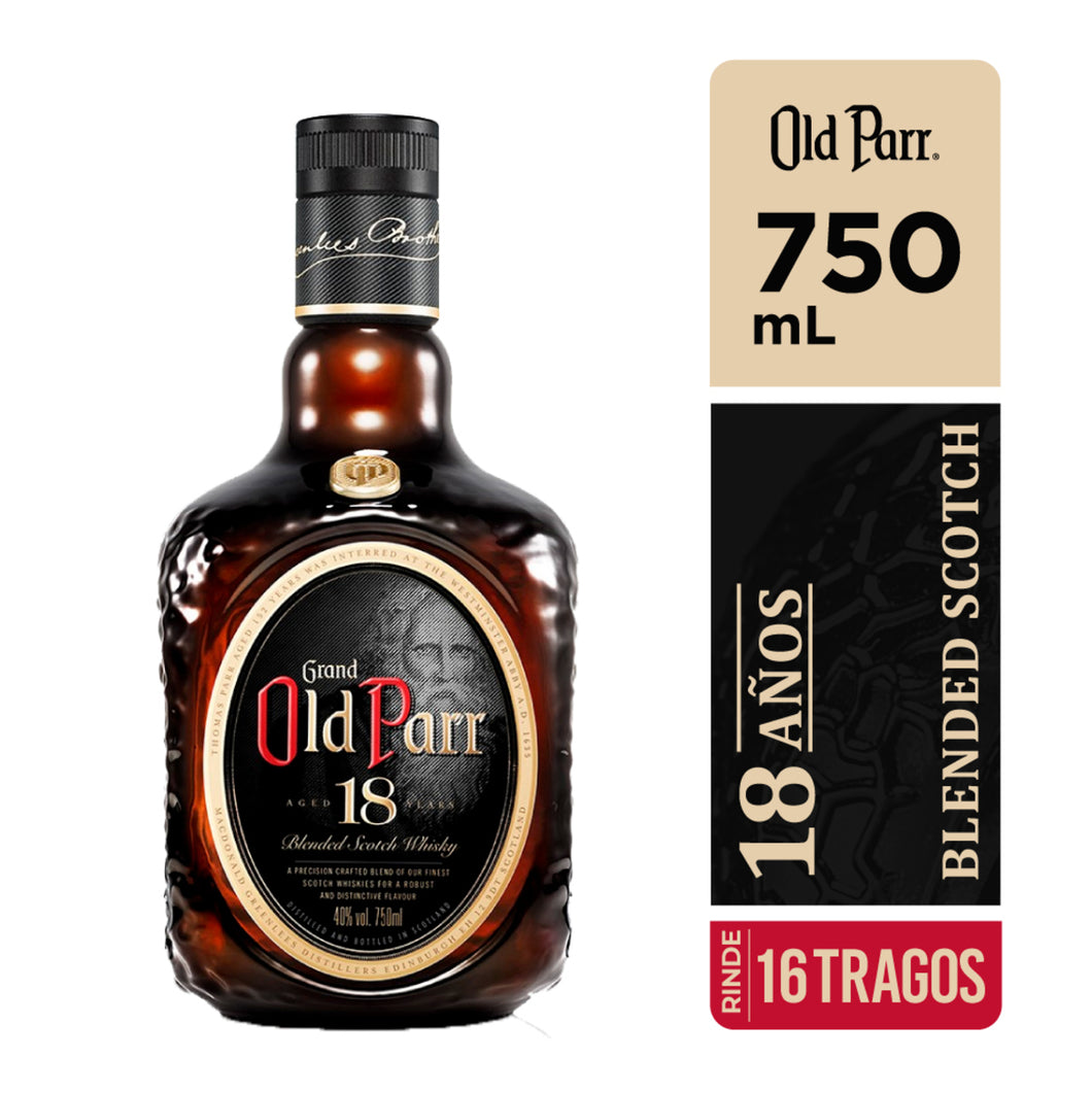 Whisky Old Parr 18 Años