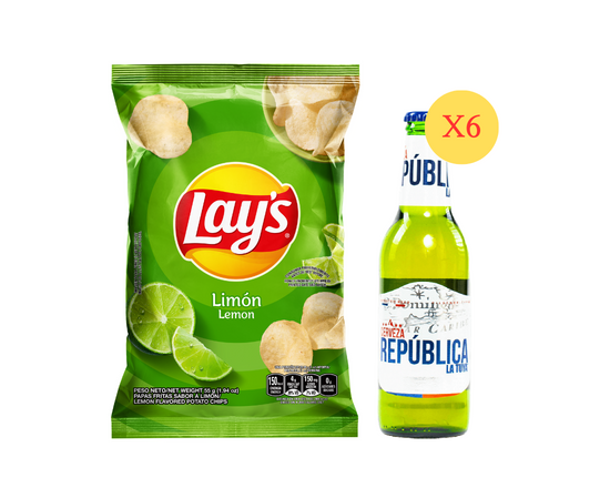 6 Republica 0.3L + Lays Limon