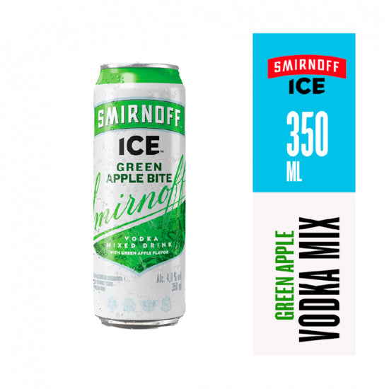 Rtd Smirnoff Ice Green Apple Lata 0.3L