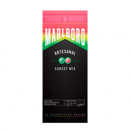 Cigarrillo Marlboro Sunset Mix Media