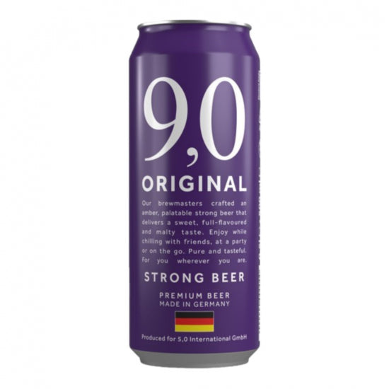 Cerveza 9.0 Alemana Strong Lata 0.5L