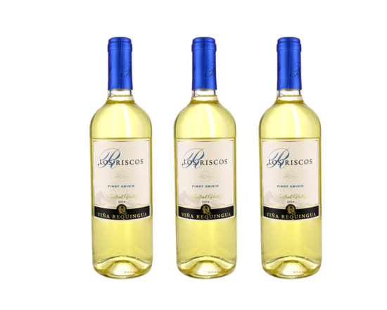 3 Vino Blanco Los Riscos Pinot Grigio 0.7L