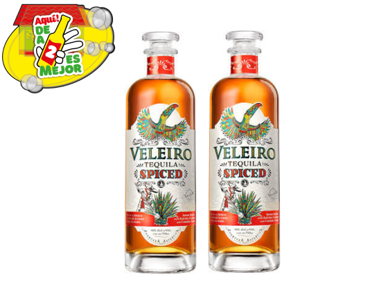 2 Tequila Veleiro Spiced