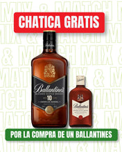 Cargar imagen en el visor de la galería, Whisky Ballantines 10 Años 0.7L + Chatica Gratis
