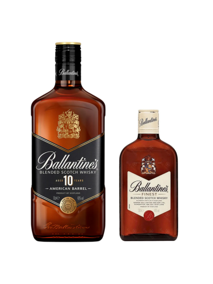 Whisky Ballantines 10 Años 0.7L + Finest 200ml