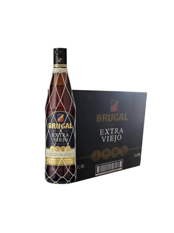 Caja 12 Brugal Extra Viejo 0.7L – La Casa de la Caña RD