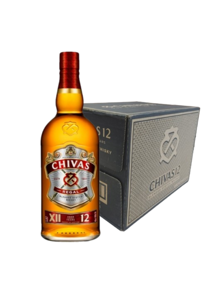 Caja 12 Whisky Chivas Regal 12 Años 0.7L