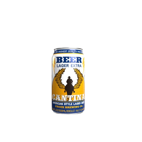 Caja 24 Latas Cerveza Cantina Lager 0.3 L