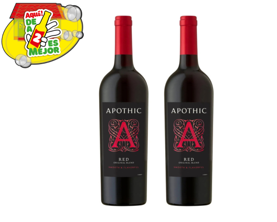 2 Vino Tinto Apothic Red 0.7L