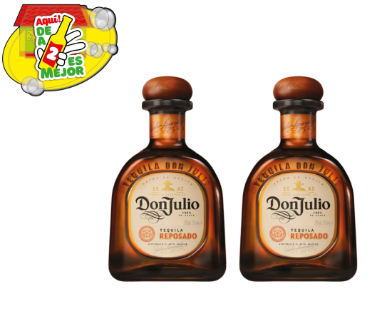 2 Tequila Don Julio Reposado 0.7L