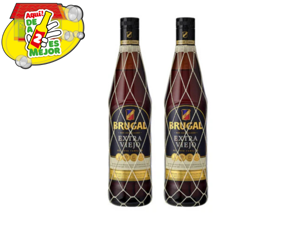 2 Ron Brugal Extra Viejo 0.7L