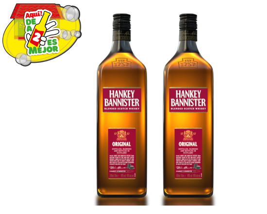 2 Whisky Hankey Banister Original 0.7L