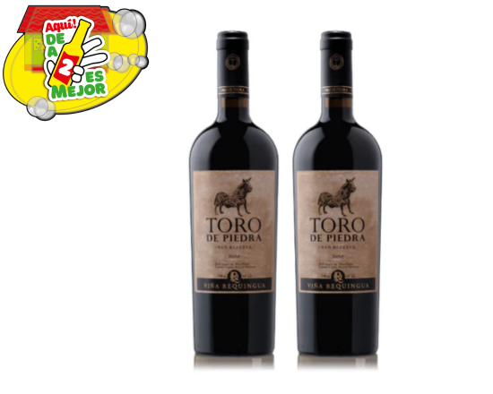 2 Toro de Piedra Merlot 0.7L