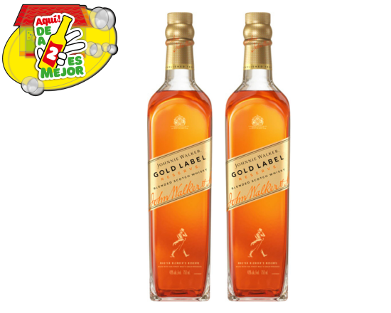 2 Whisky JW Gold Reserve 0.7L