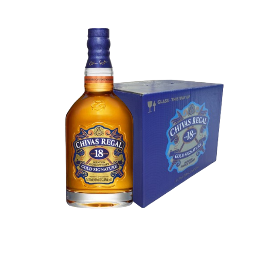 Caja 6 Whisky Chivas Regal 18 Años 0.7L