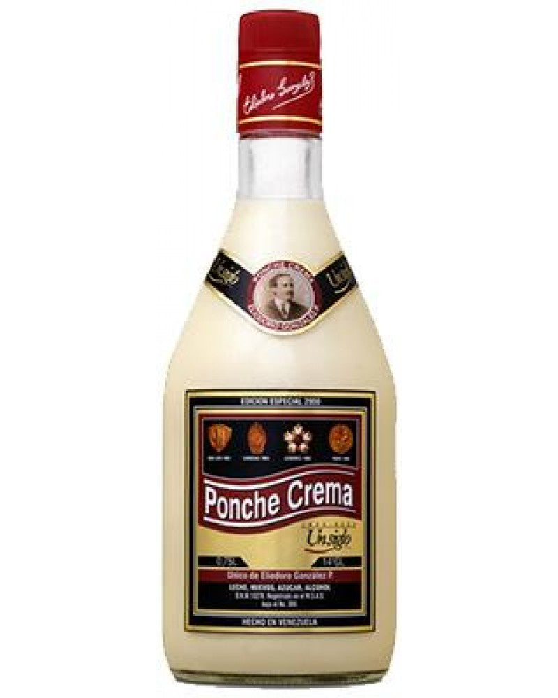 2 Licor Eliodoro G Ponche Crema 0.7L