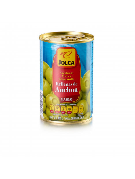 Aceitunas Verdes Jolca Anchoas 300g
