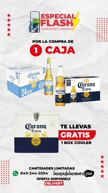 Especial Flash Corona 0.3 + Cooler Box