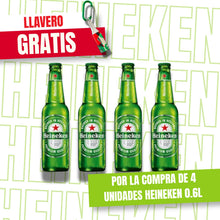 Cargar imagen en el visor de la galería, Cerveza Heineken 0.6L + Llavero Gratis

