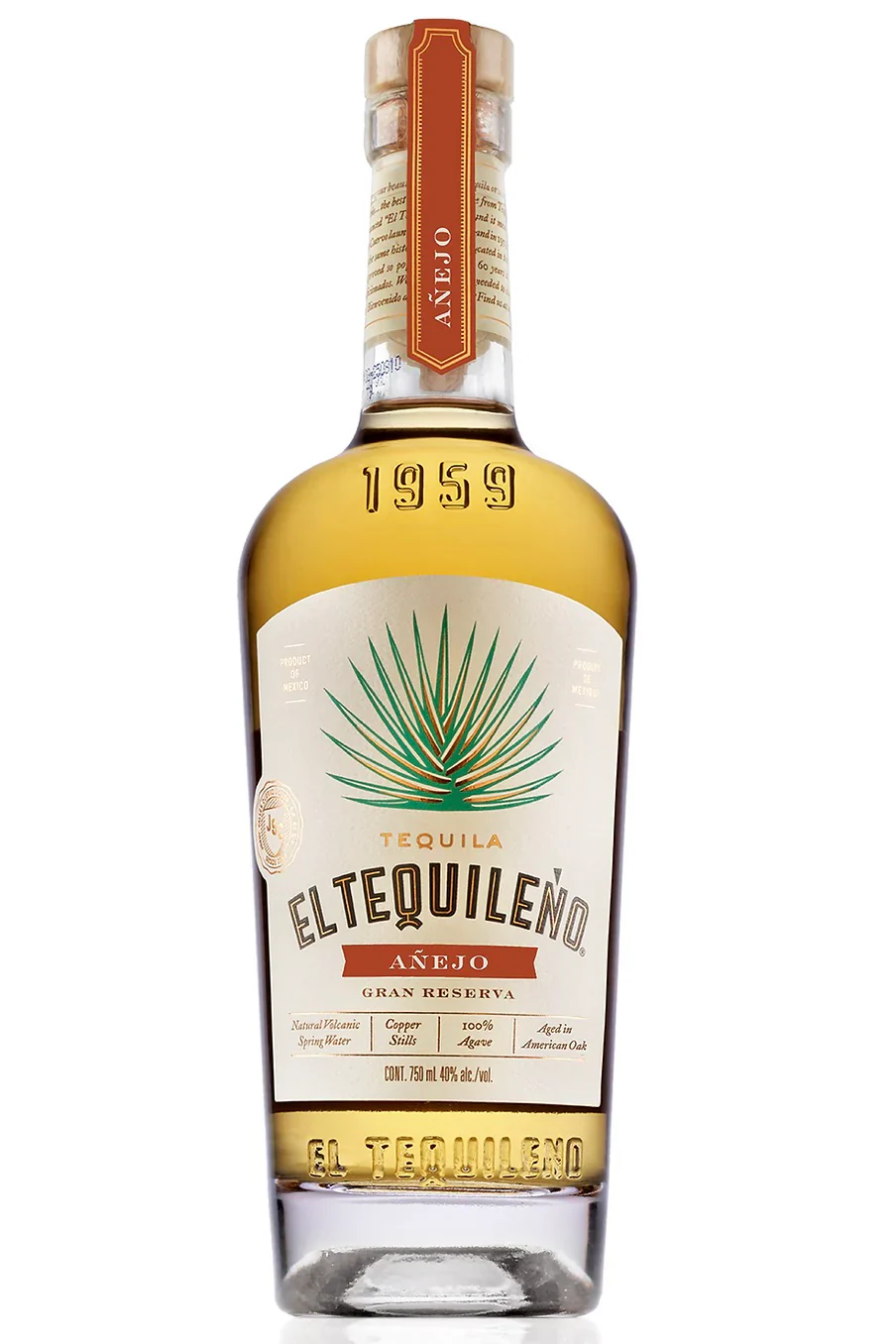 Tequila Premium Tequileño Añejo 0.75L
