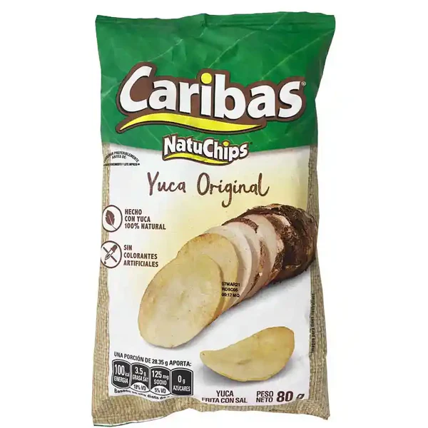 Tostado Caribas Yuca Sal 110g