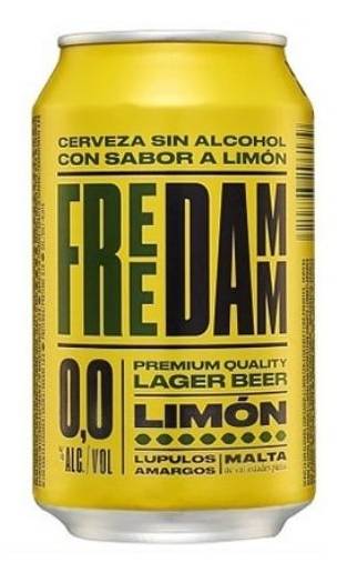 Cerveza Damm Free Lemon S/Alc Lata 0.3L