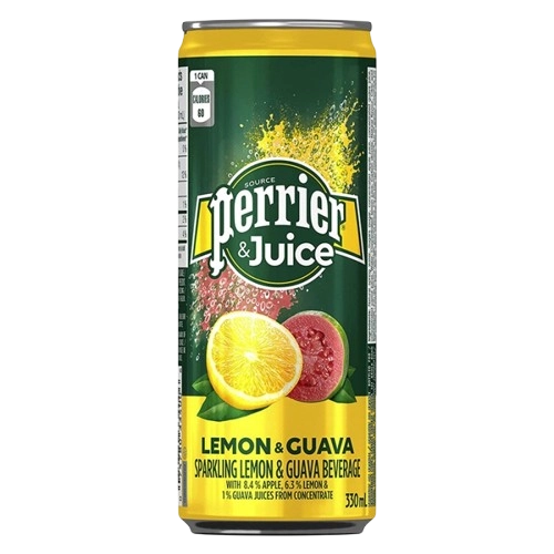 Agua Perrier Lemon Guava Lata 0.2L