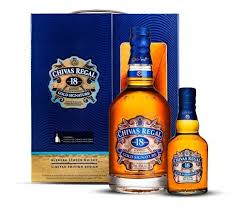 2 Estuches chivas Regal 18 + 2 Mini 50mL