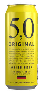 Cerveza 5.0 Alemana Weiss Lata 0.5L